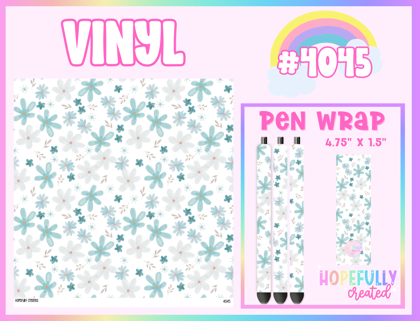 Floral Vinyl Collection - 4045