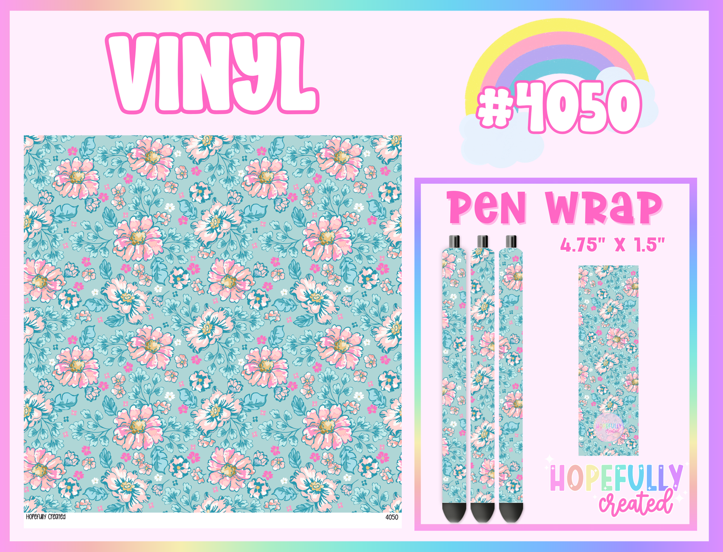 Floral Vinyl Collection - 4050