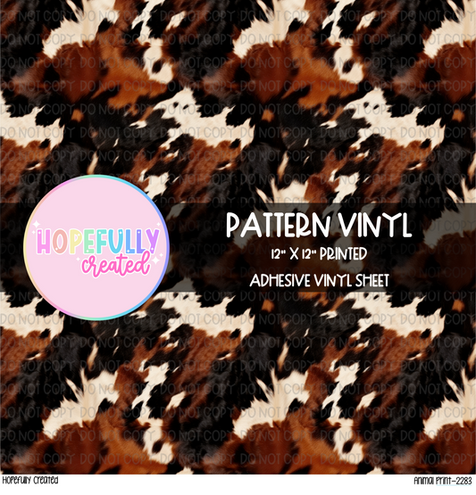 Cow Print Vinyl Collection- 2283