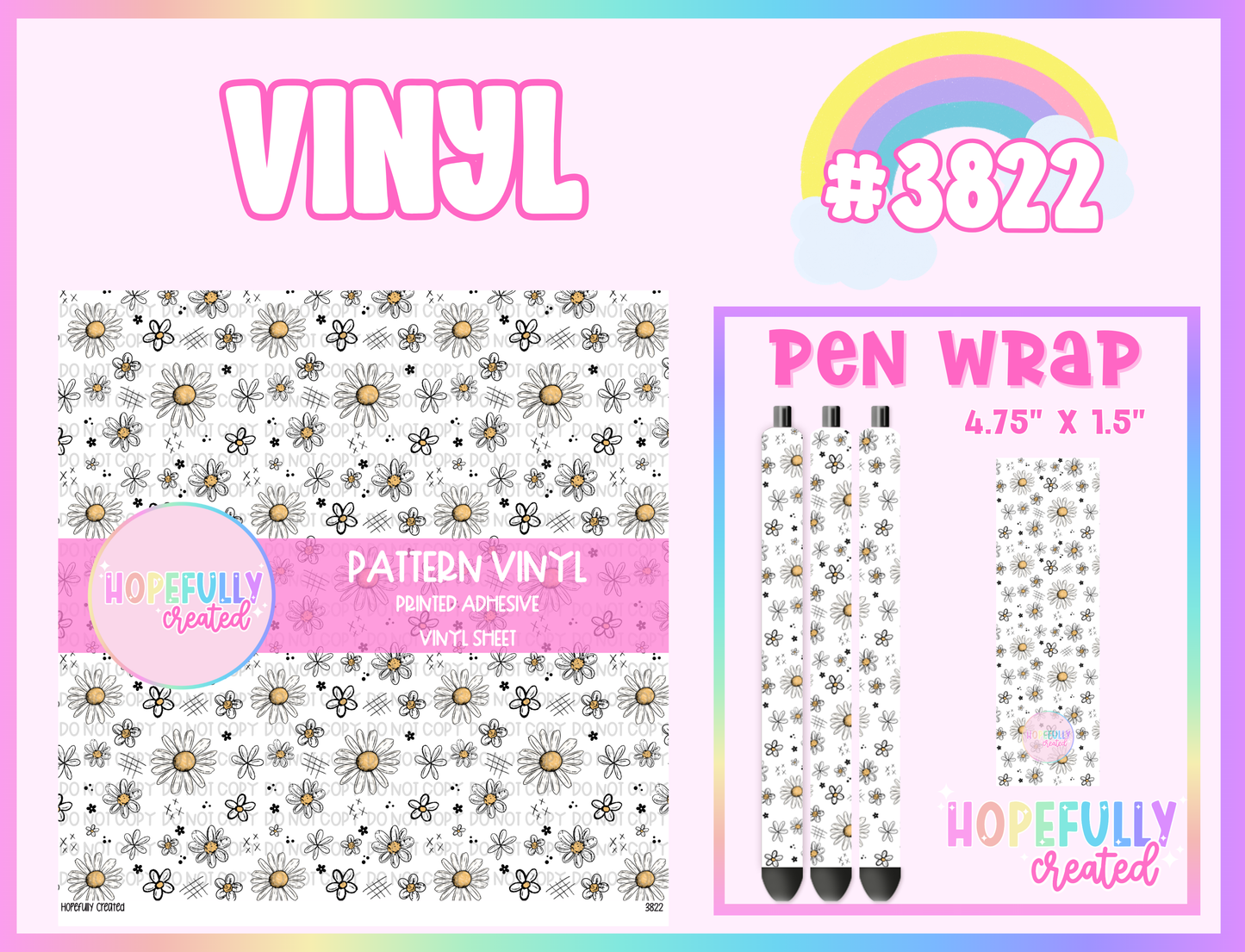 Floral Vinyl Collection - 3822