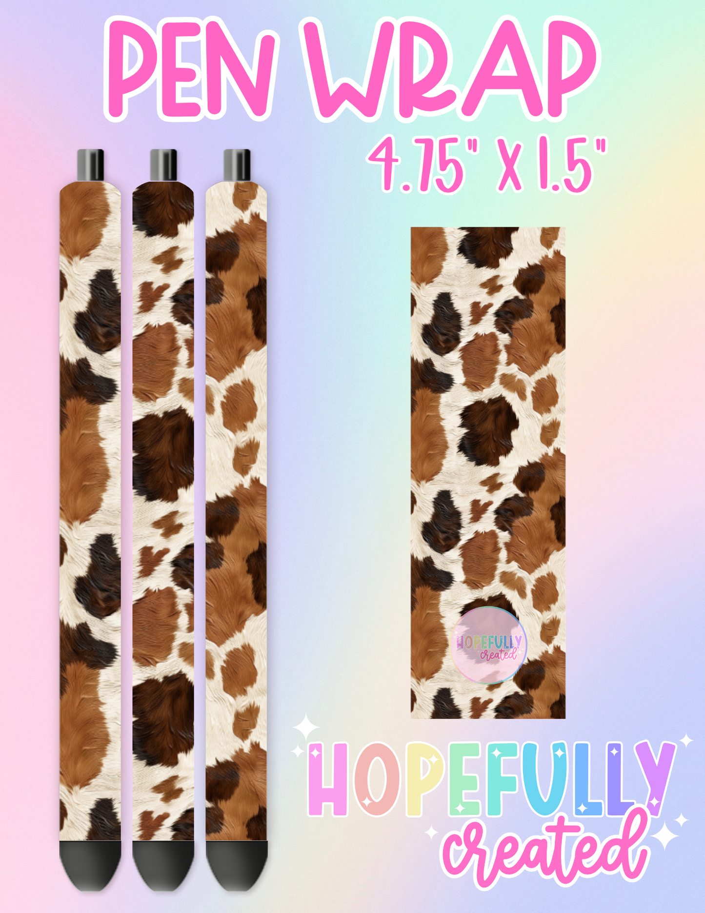 Animal Print Pen Wrap-2406