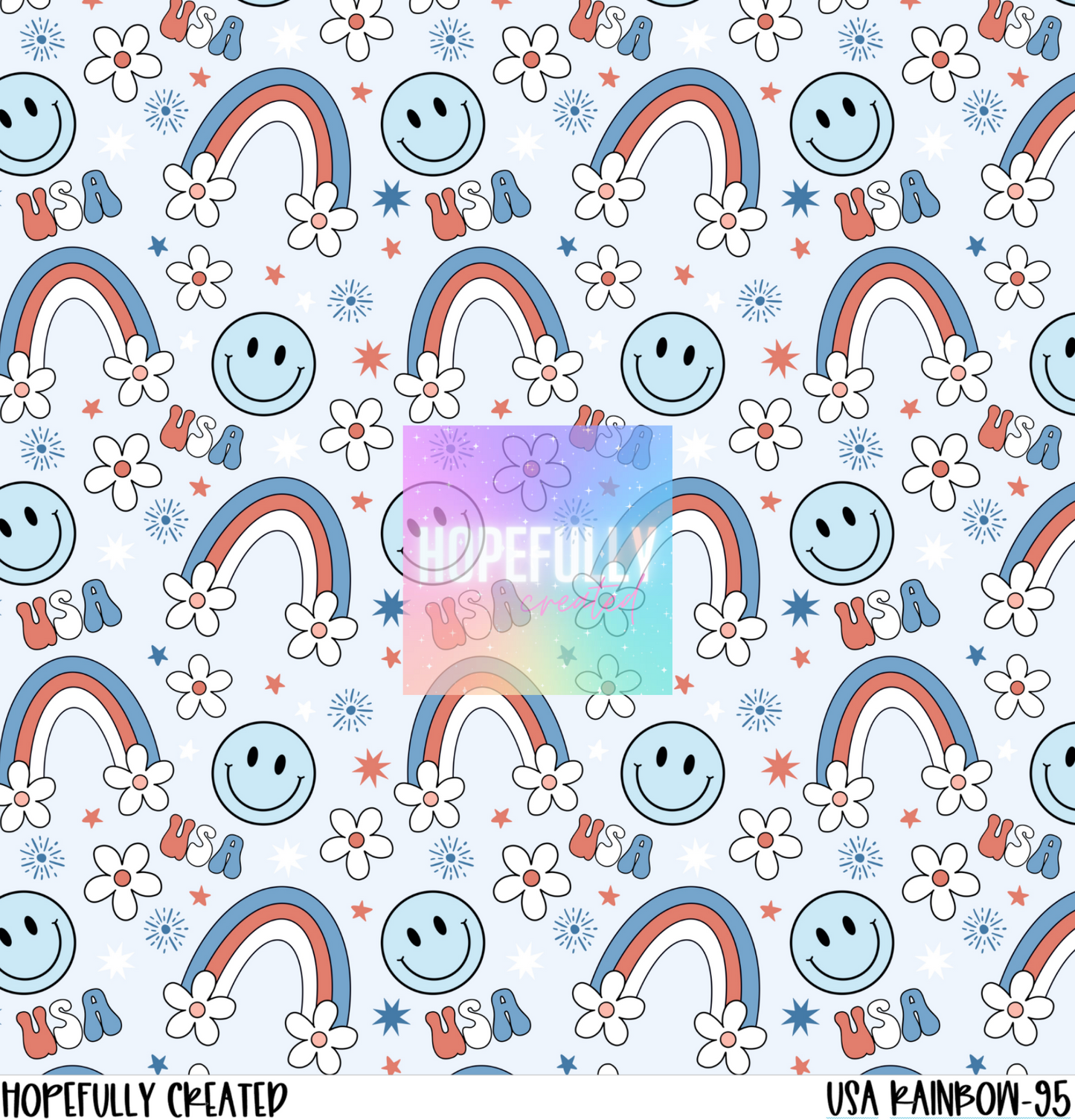 USA Rainbow 12x12 -95