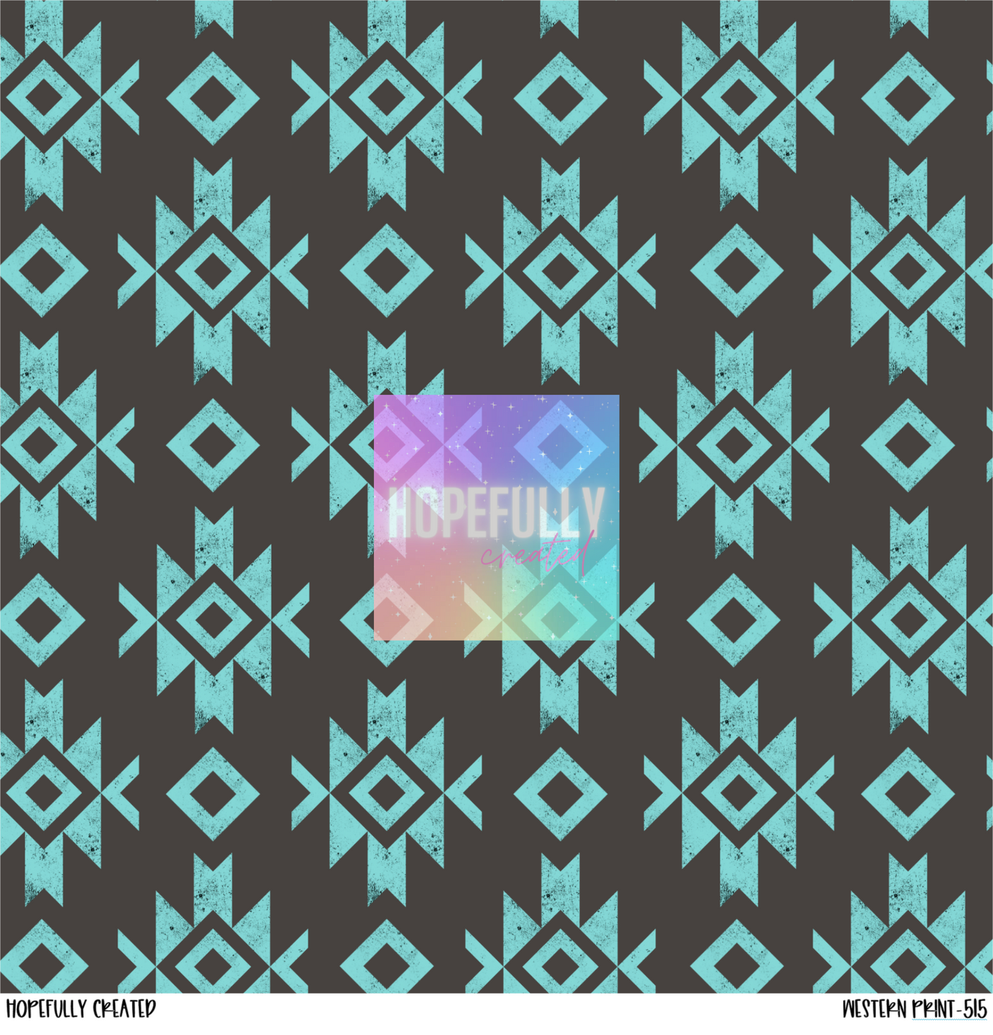 Western Print 12x12 - 515