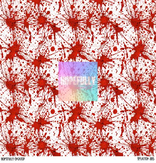 Blood Splatter Vinyl Collection - 885