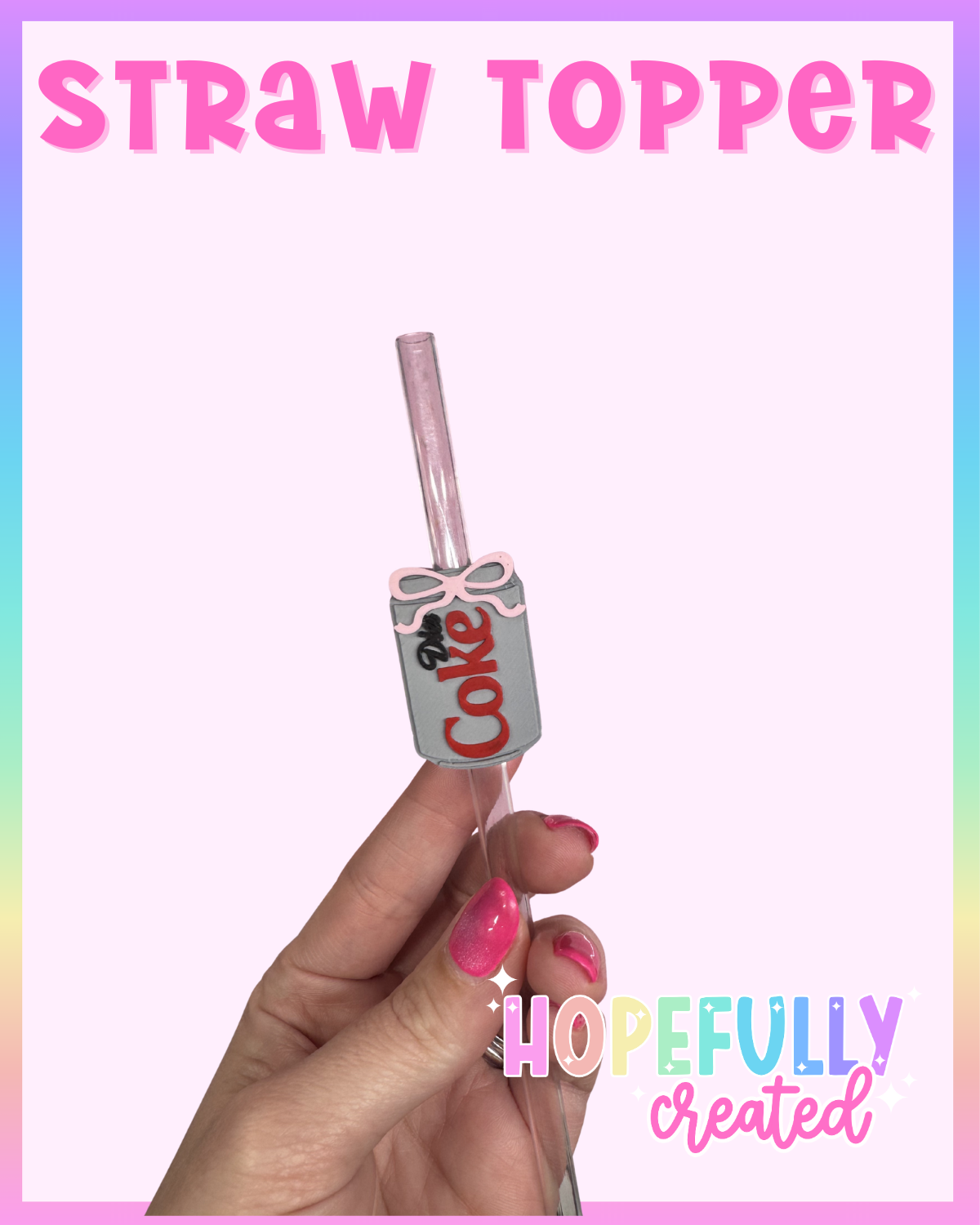Diet C Straw Topper