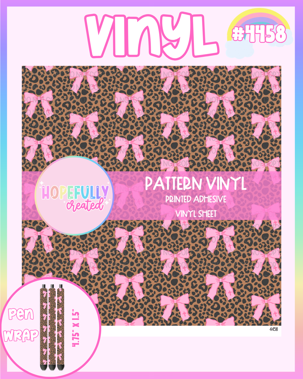 Faith Bows Vinyl Collection - 4458