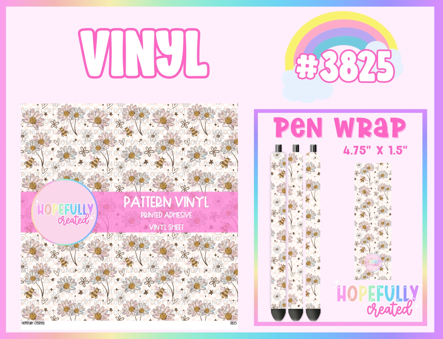Floral Vinyl Collection - 3825