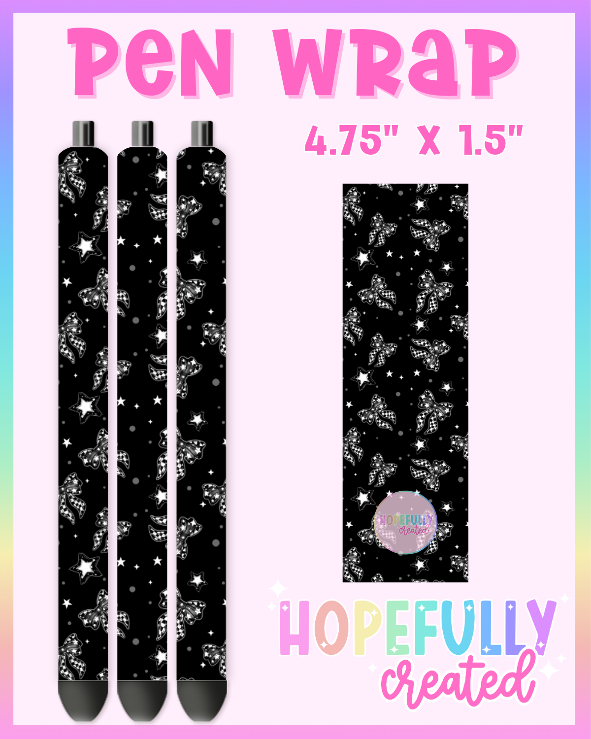Checker Bows Vinyl Collection - 3554