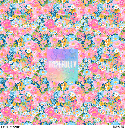 Floral Vinyl Collection - 915