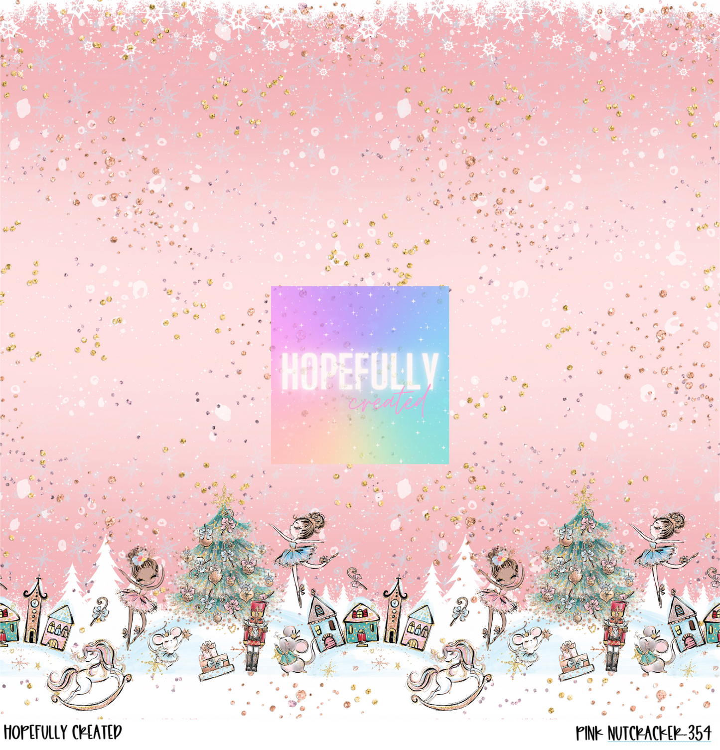 Pink Nutcracker 12x12 - 354