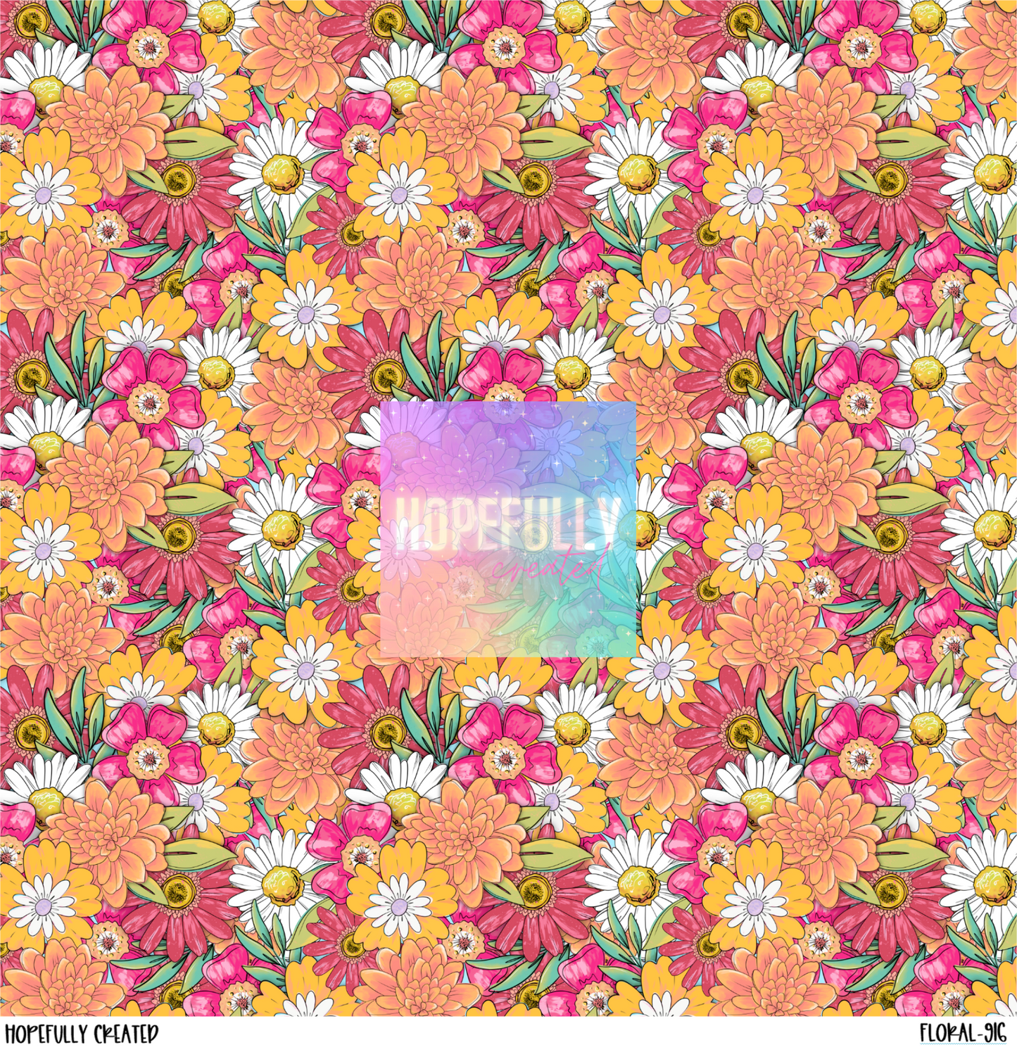 Floral 12x12 - 916
