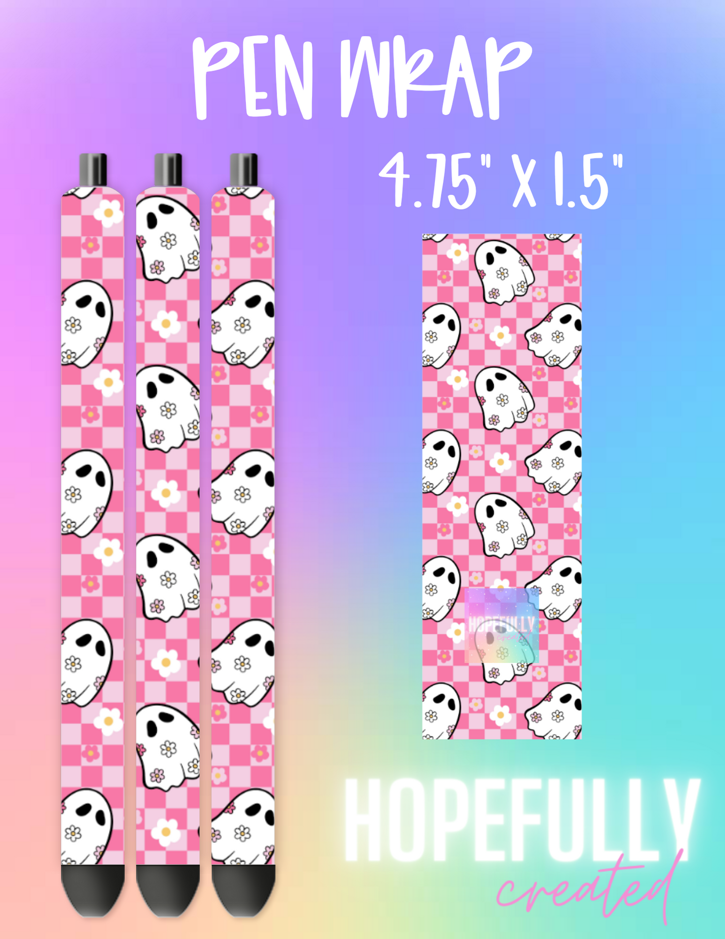 Flower Ghosts Pen Wrap-430