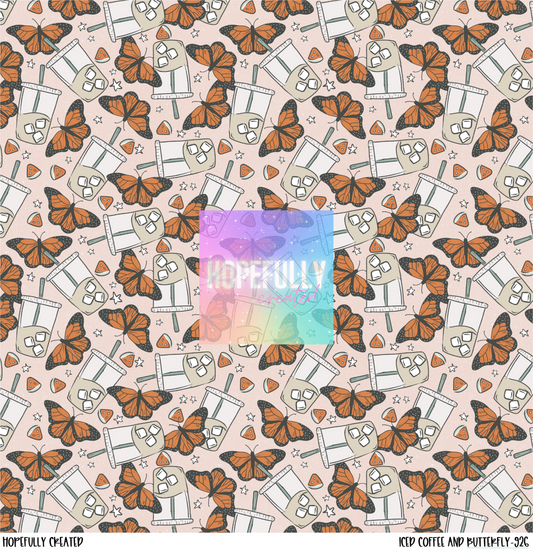Iced Coffee and Butterfly Vinyl Collection - 926