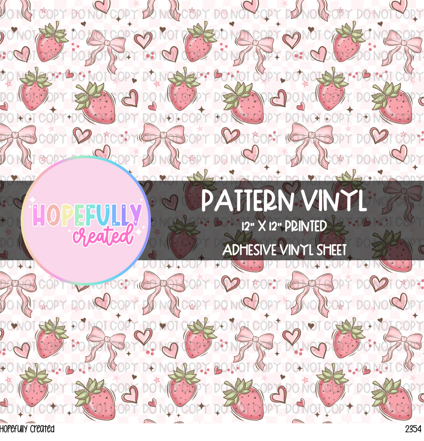 Strawberry 12x12 - 2354