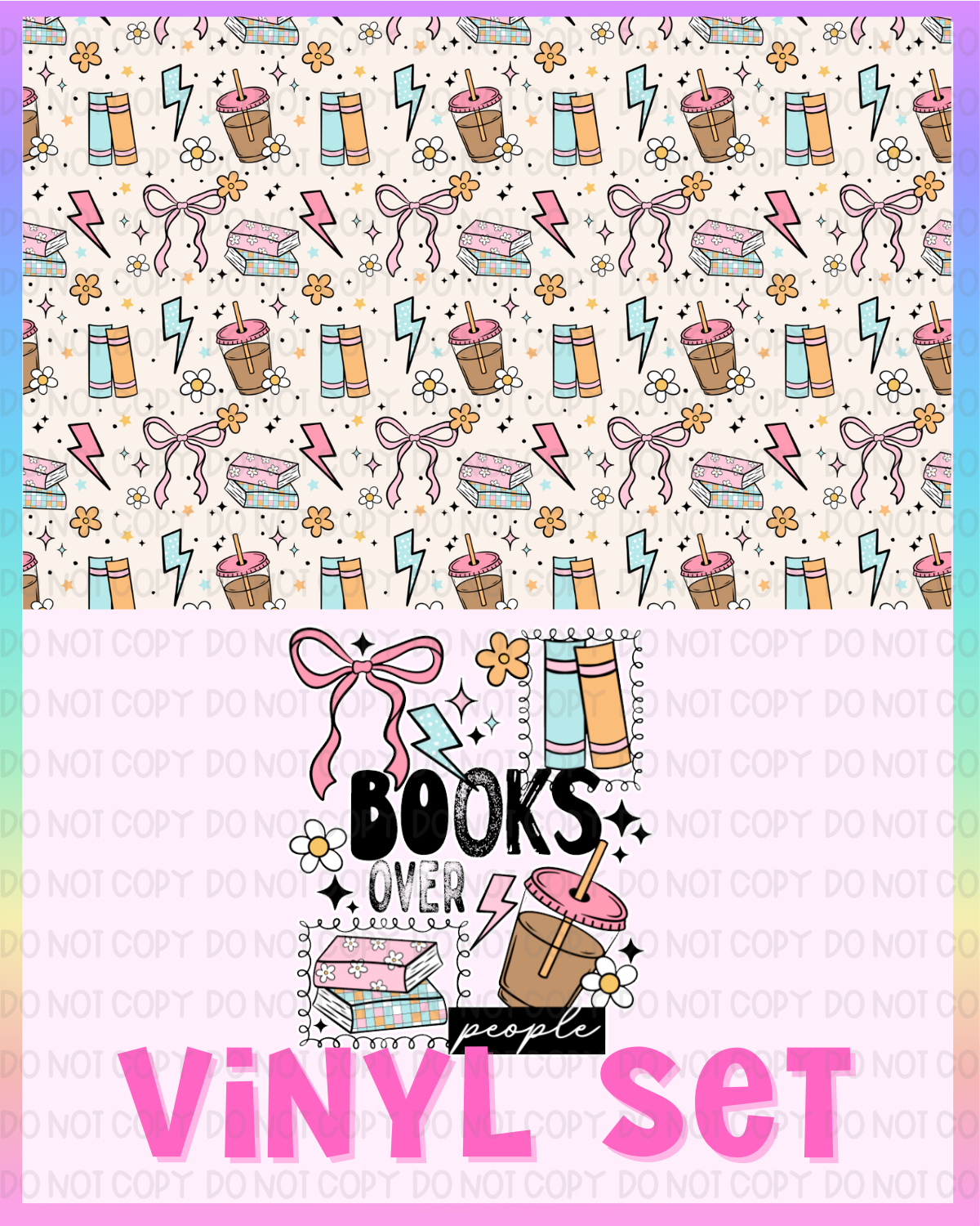 Books Vinyl Set
