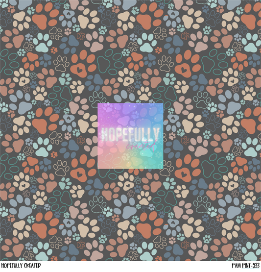 Paw Print Vinyl Collection - 933