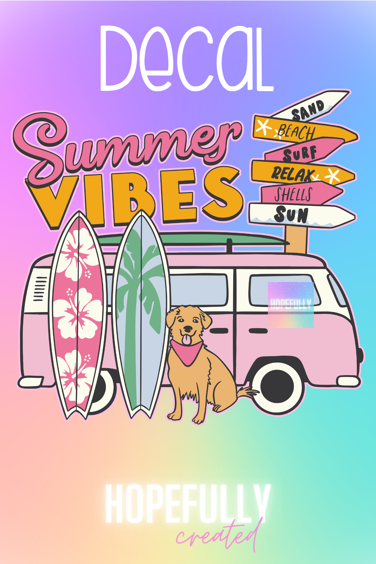 Summer Vibes Decal-15