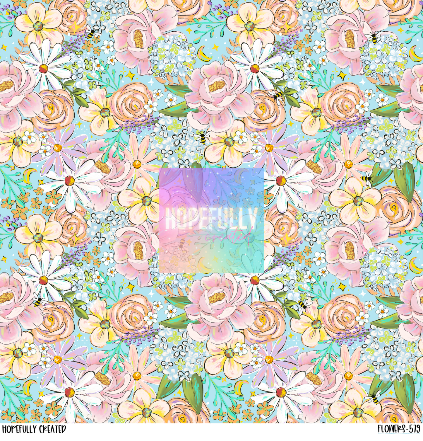 Flowers 12x12 - 579