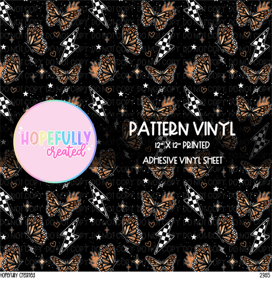 Checker Butterfly Vinyl Collection- 2365