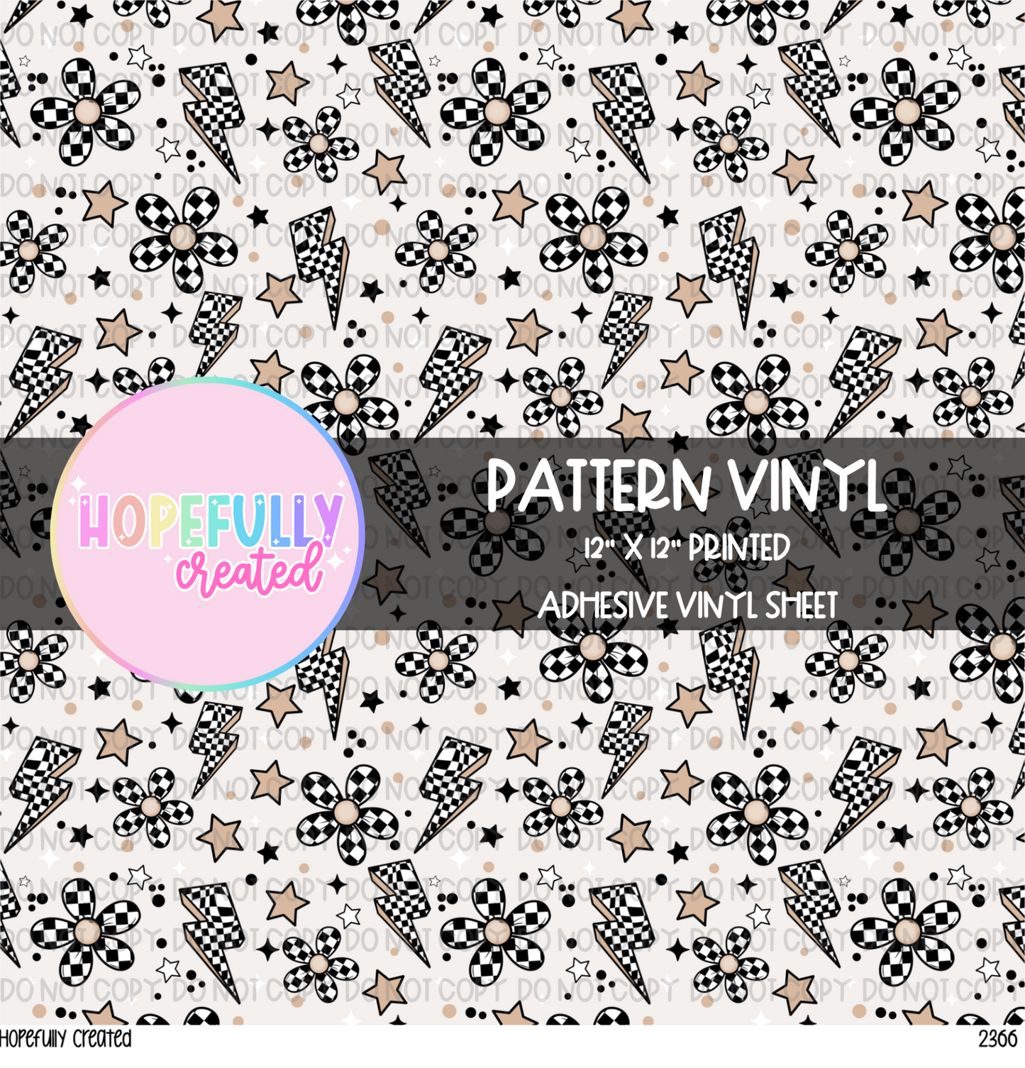 Checker Butterfly 12x12 - 2366