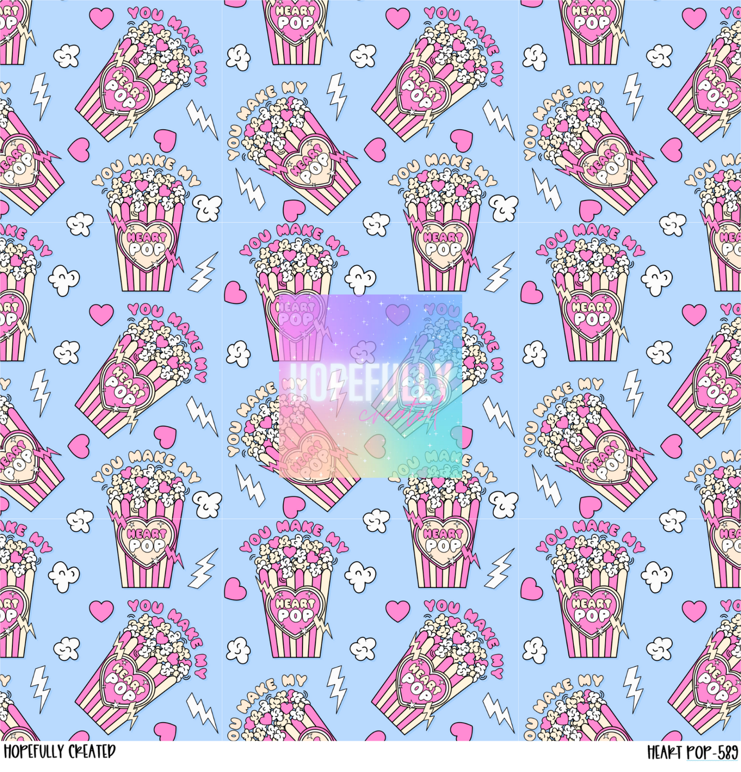 Heart Pop 12x12 - 589