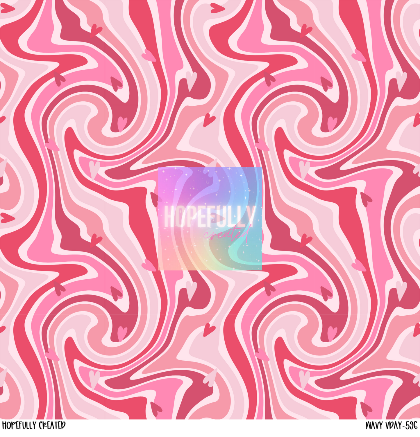Wavy Vday 12x12 - 596