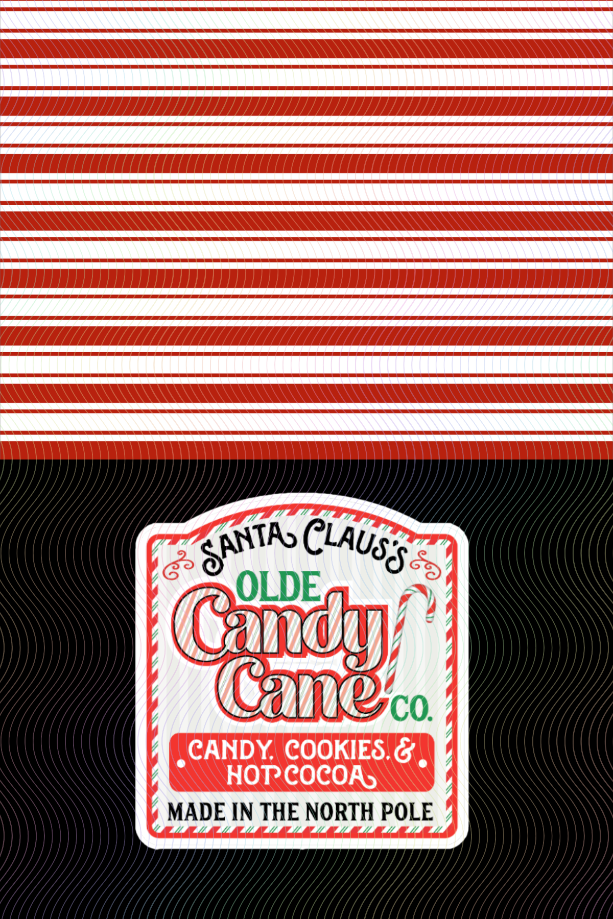 Candy Cane Vinyl Set