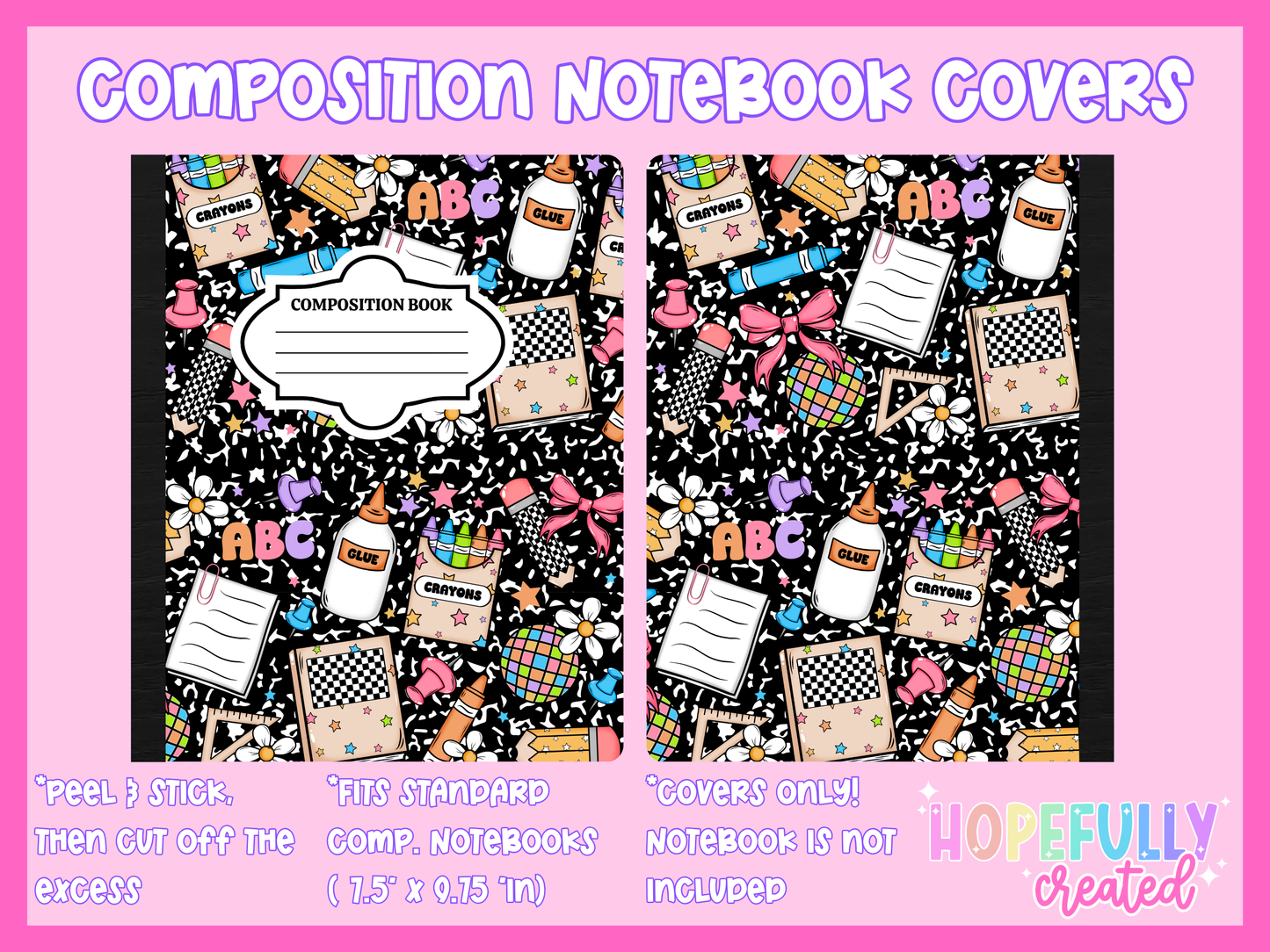 School Elements Composition Notebook Cover