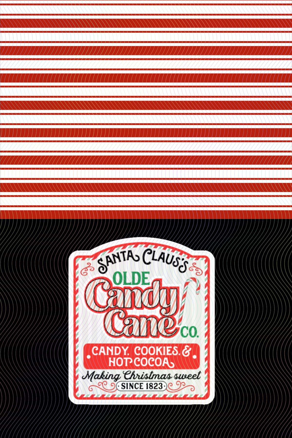 Candy Cane Vinyl Set