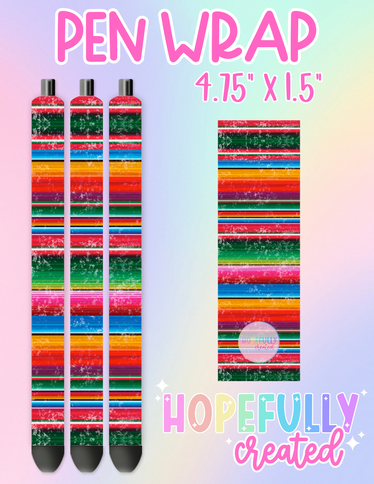 Serape Pen Wrap-2416