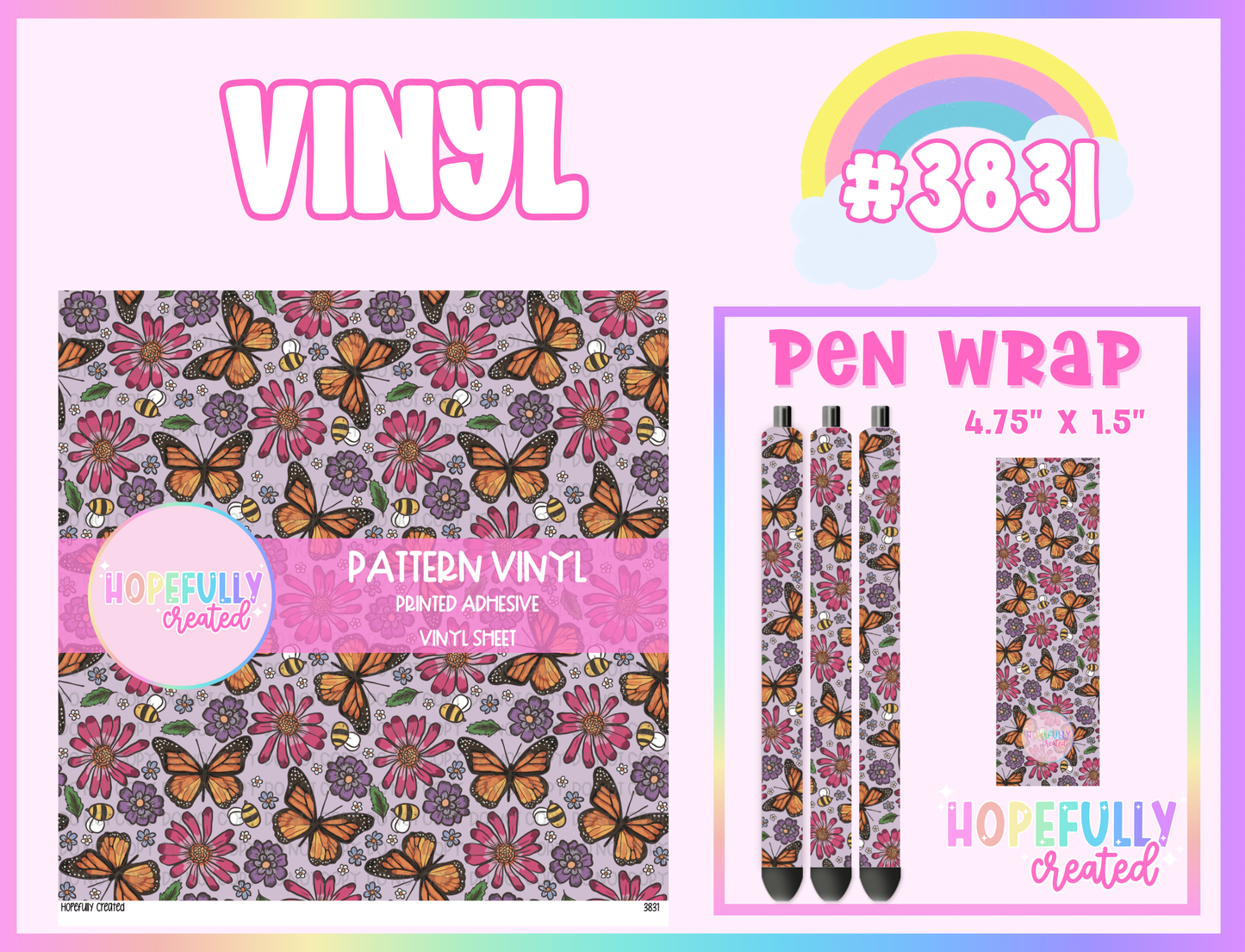 Floral Vinyl Collection - 3831