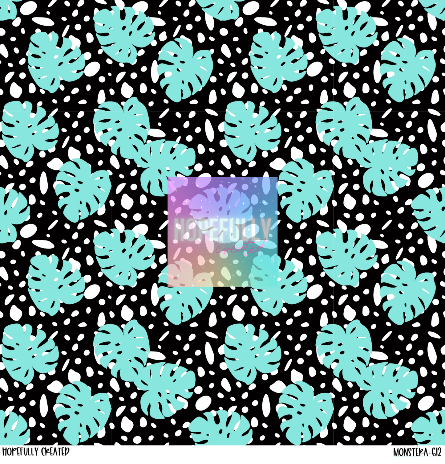 Monstera 12x12 - 612
