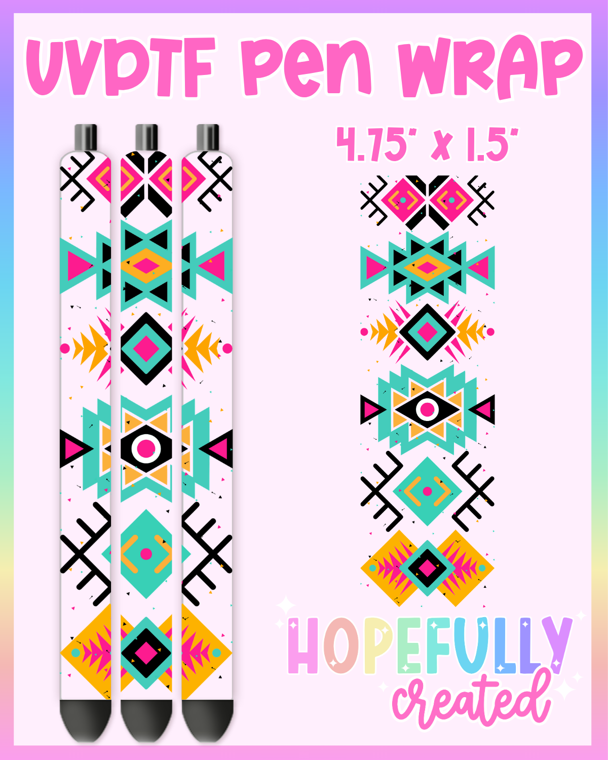 Aztec UVDTF Pen Wrap