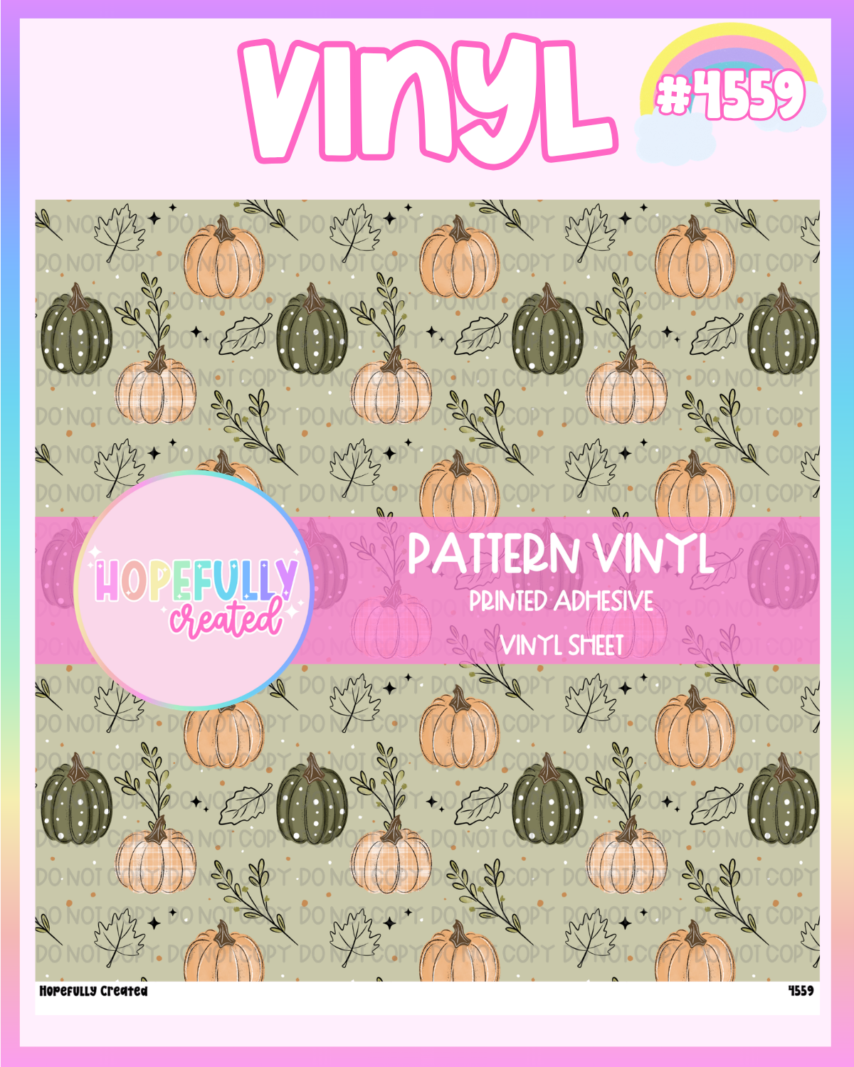 Pumpkins Vinyl Collection - 4559