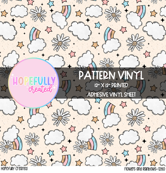 Flowers and Rainbows Vinyl Collection- 1260