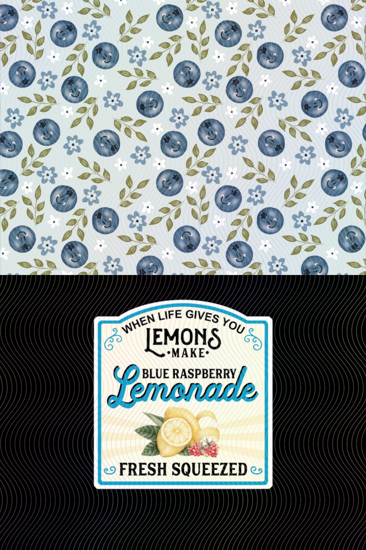 Blue Raspberry Vinyl Set