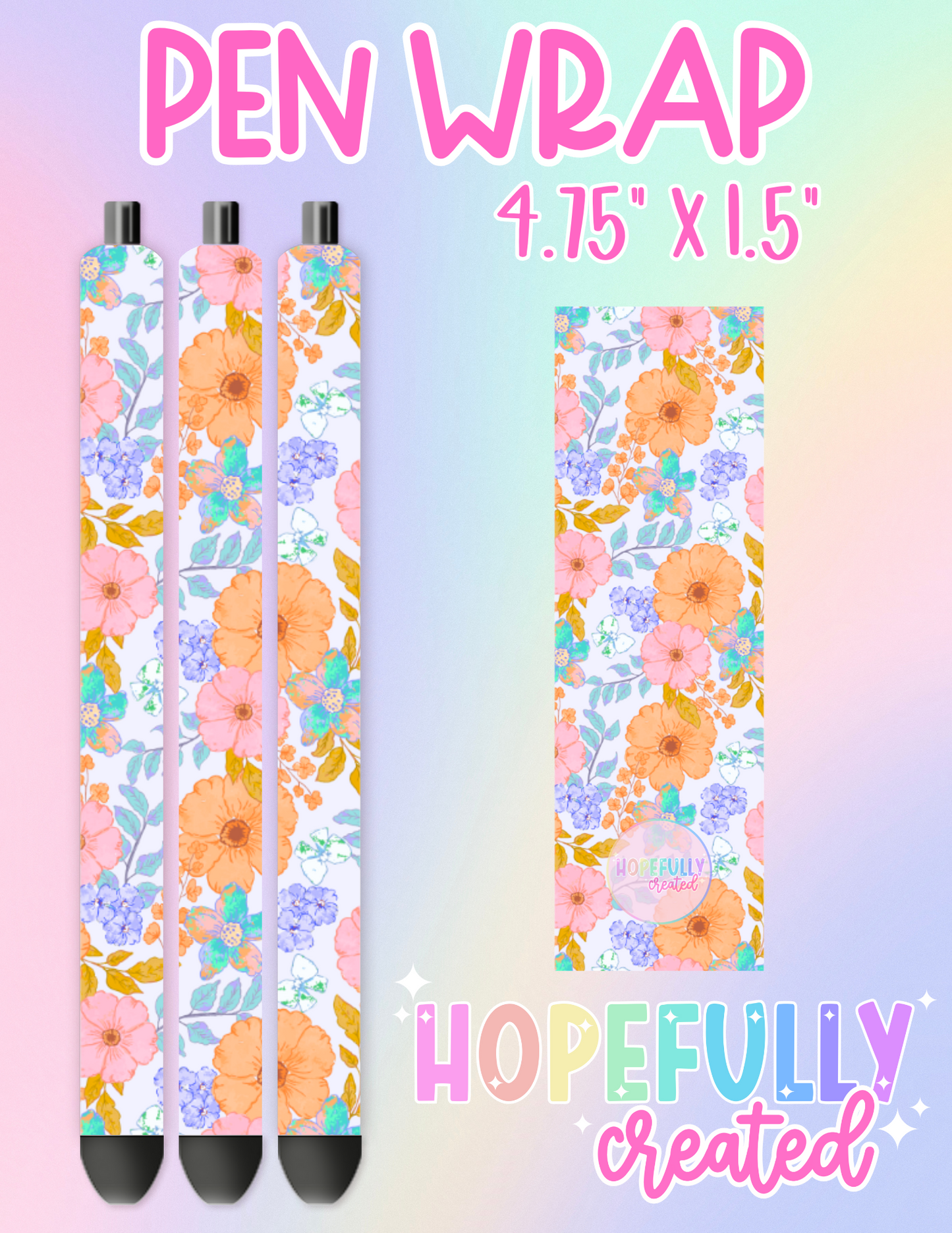 Floral Pen Wrap-2622