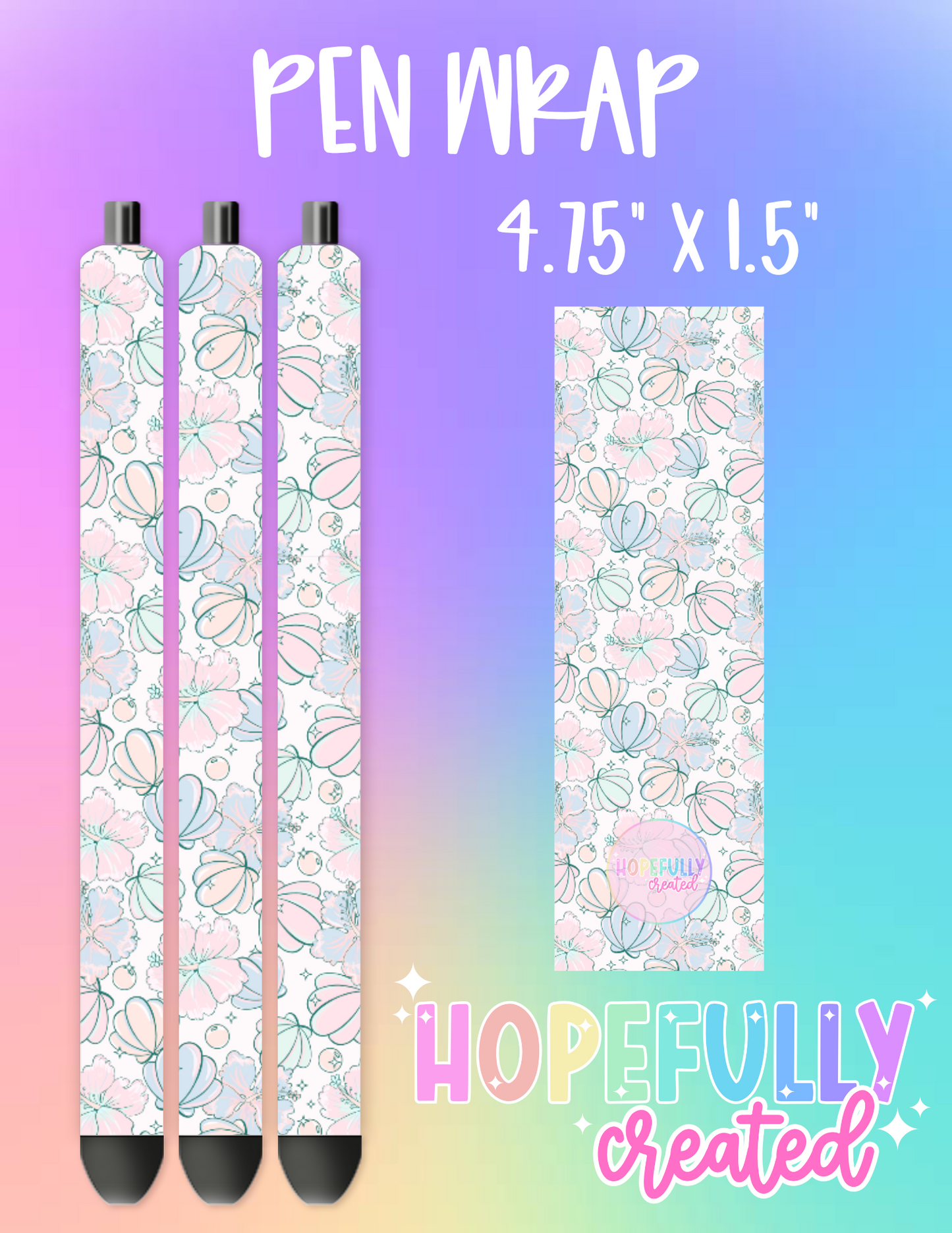 Shells Pen Wrap-1386