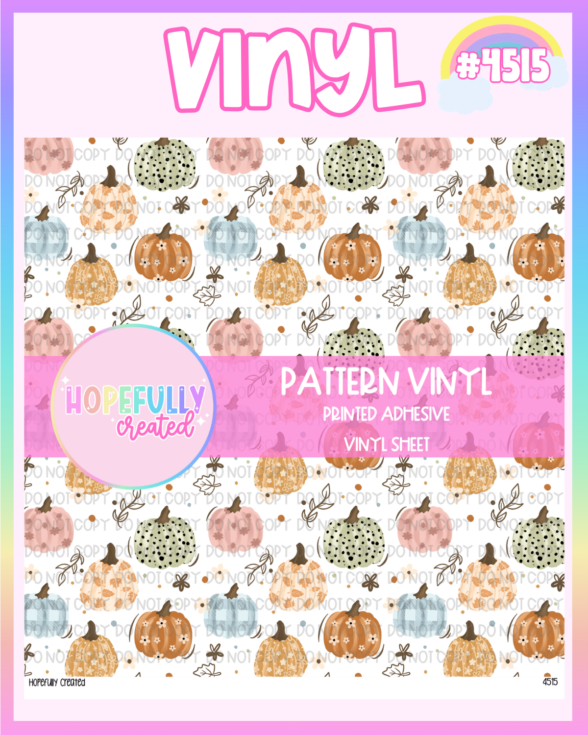 Pumpkins Vinyl Collection - 4515