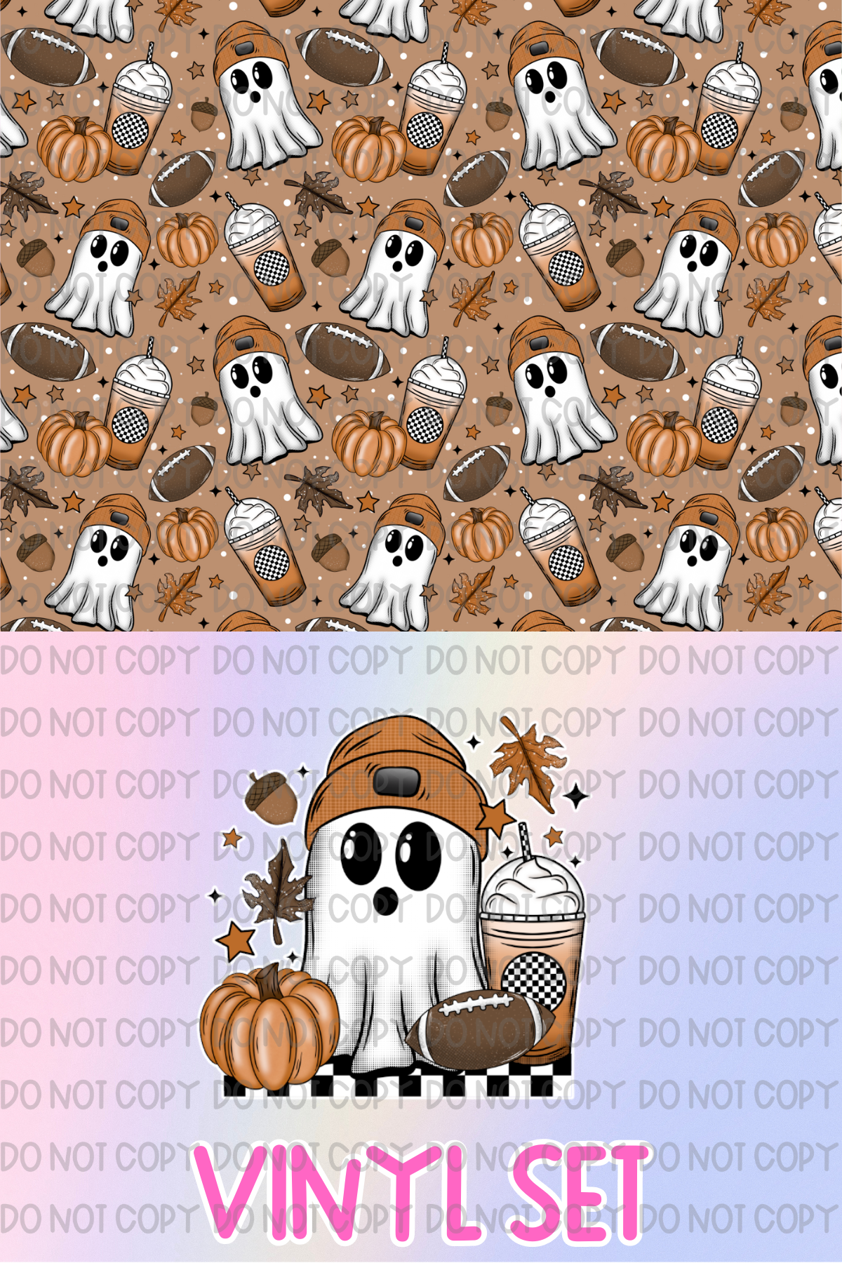 Football Ghost Vinyl Set