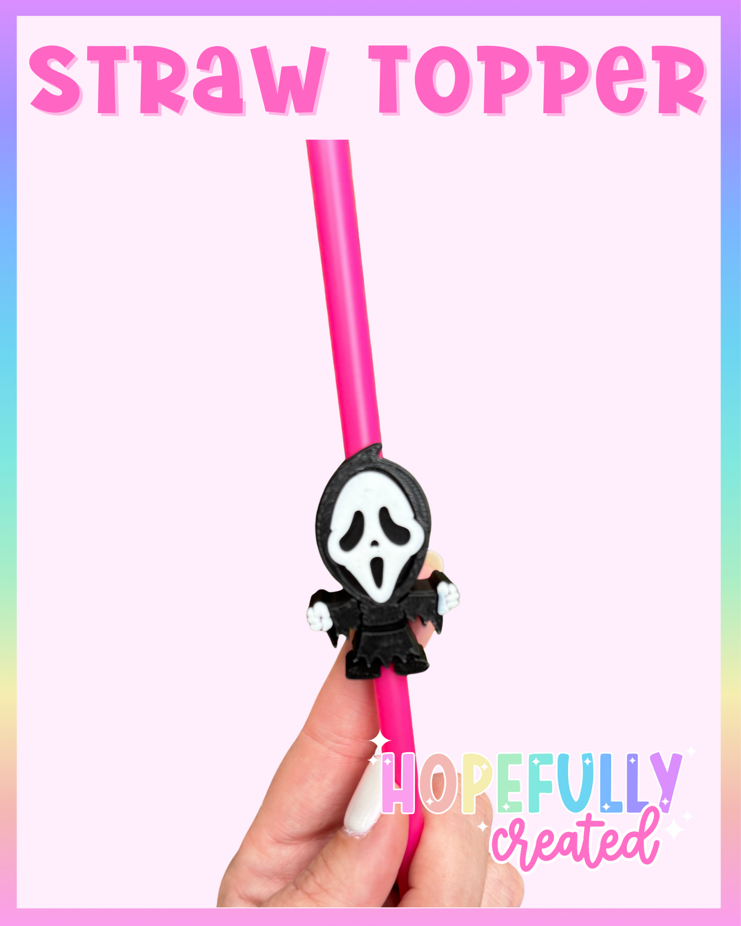 Ghost F Straw Topper