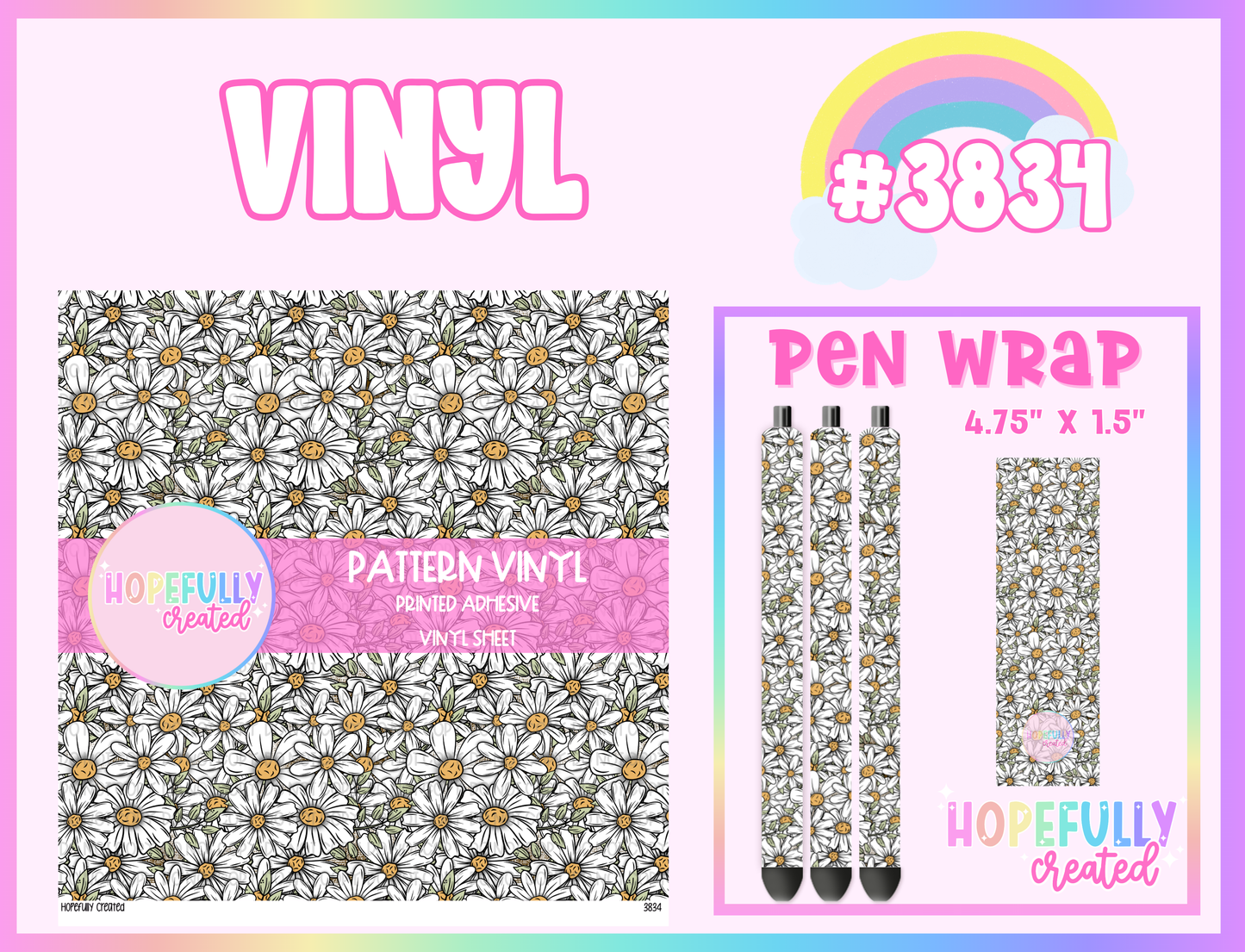 Floral Vinyl Collection - 3834