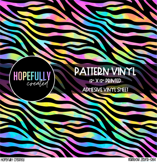 Rainbow Zebra Vinyl Collection - 984