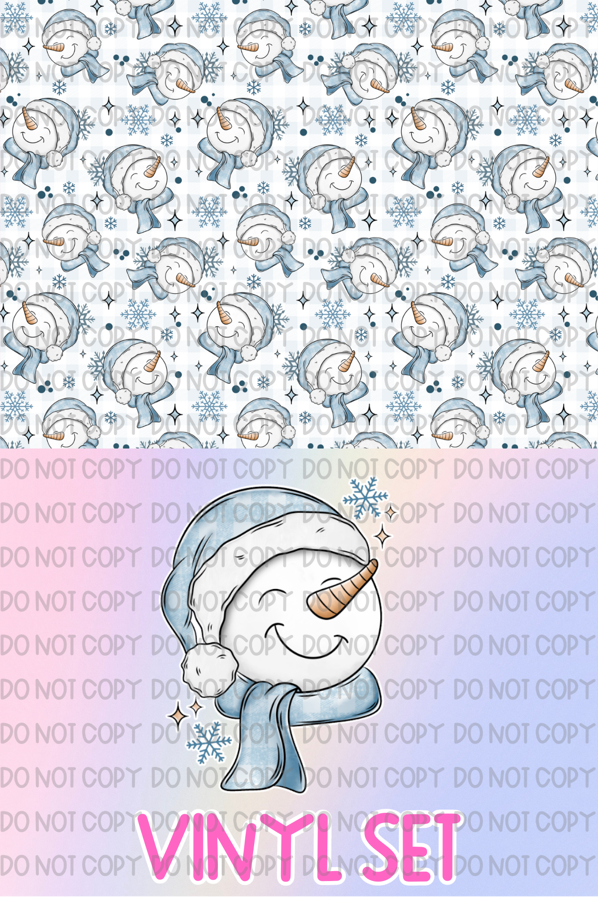 Snowman Vinyl Set
