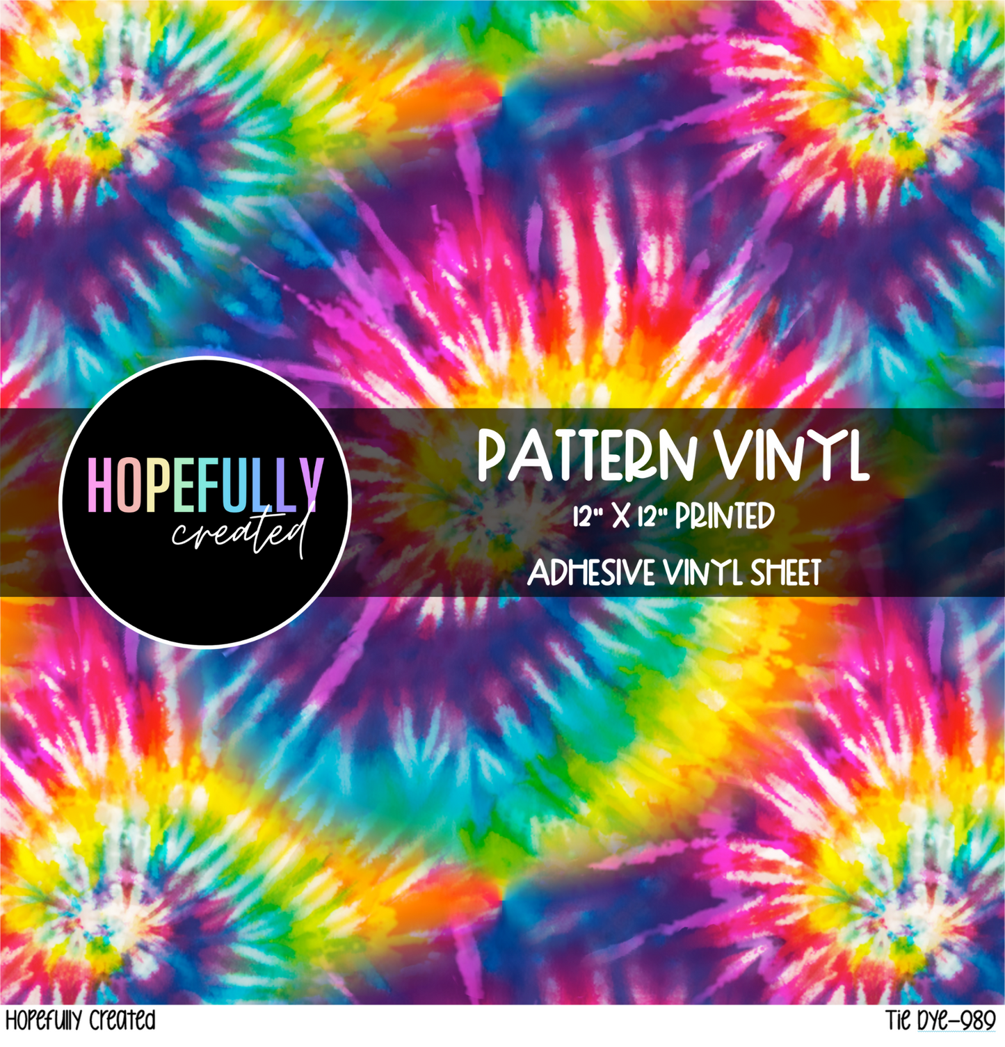 Tie Dye 12x12 - 989