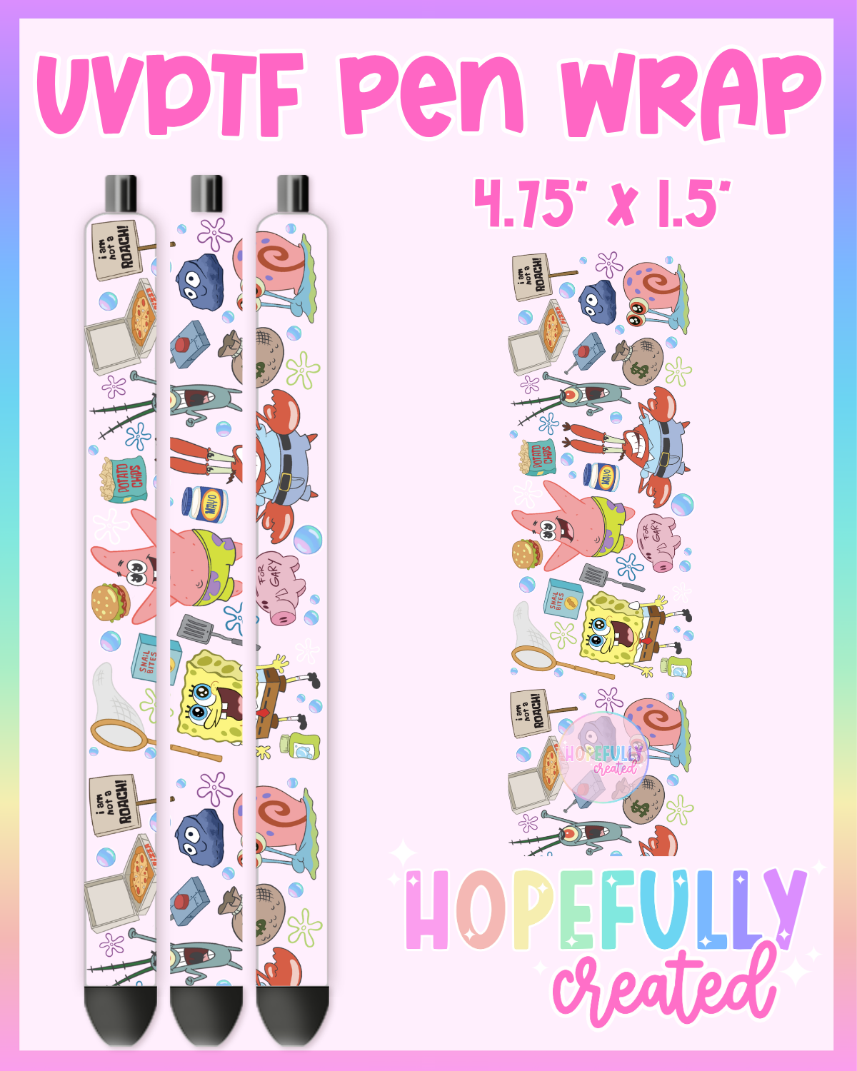 Sponge UVDTF Pen Wrap