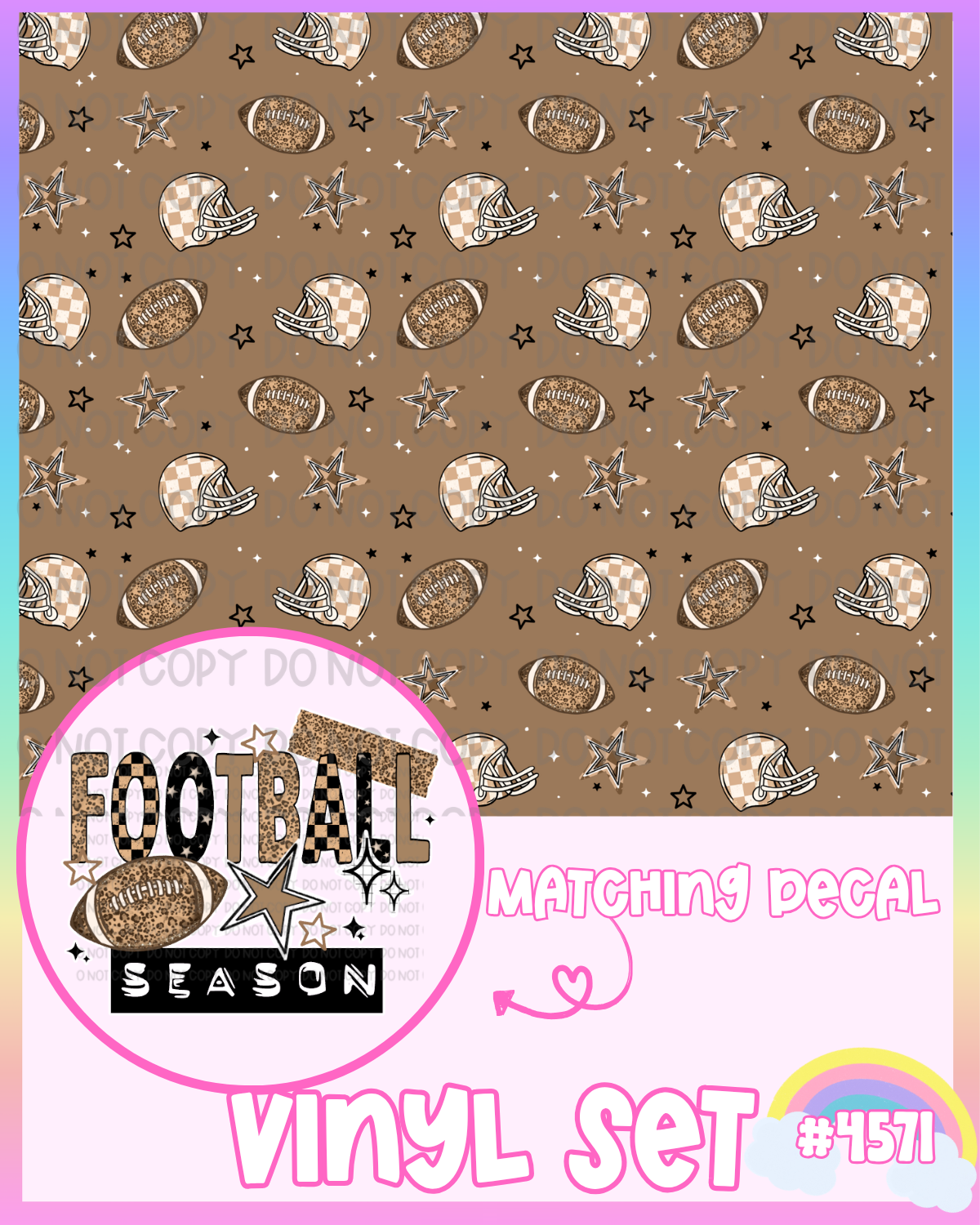 Football Vinyl Set