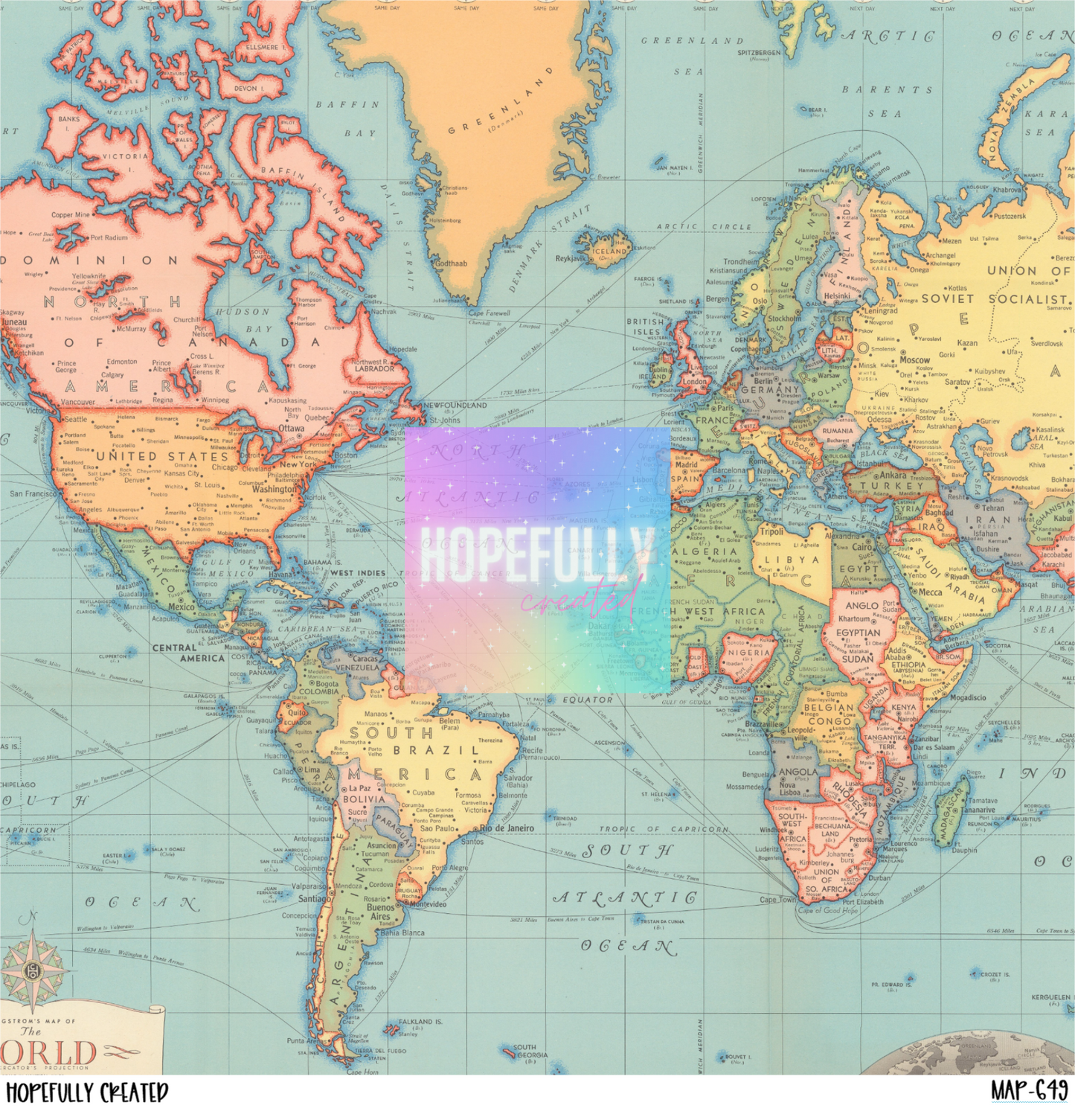 Map Vinyl Collection - 649