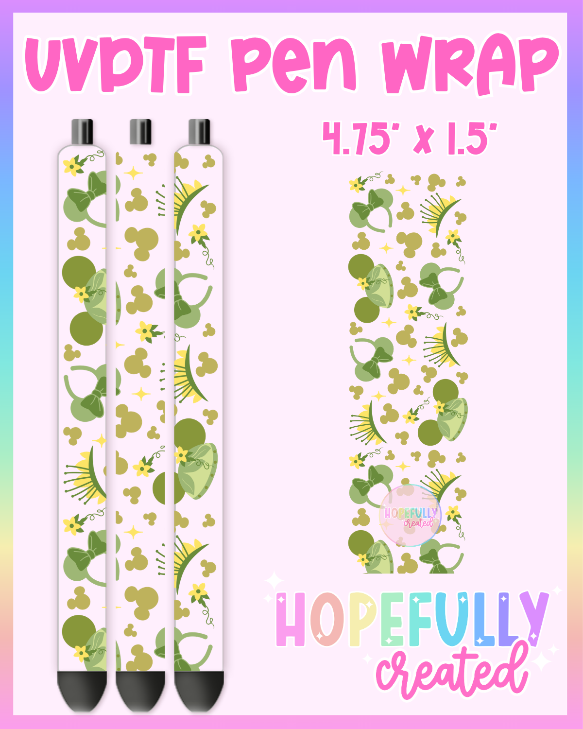 Tiana UVDTF Pen Wrap