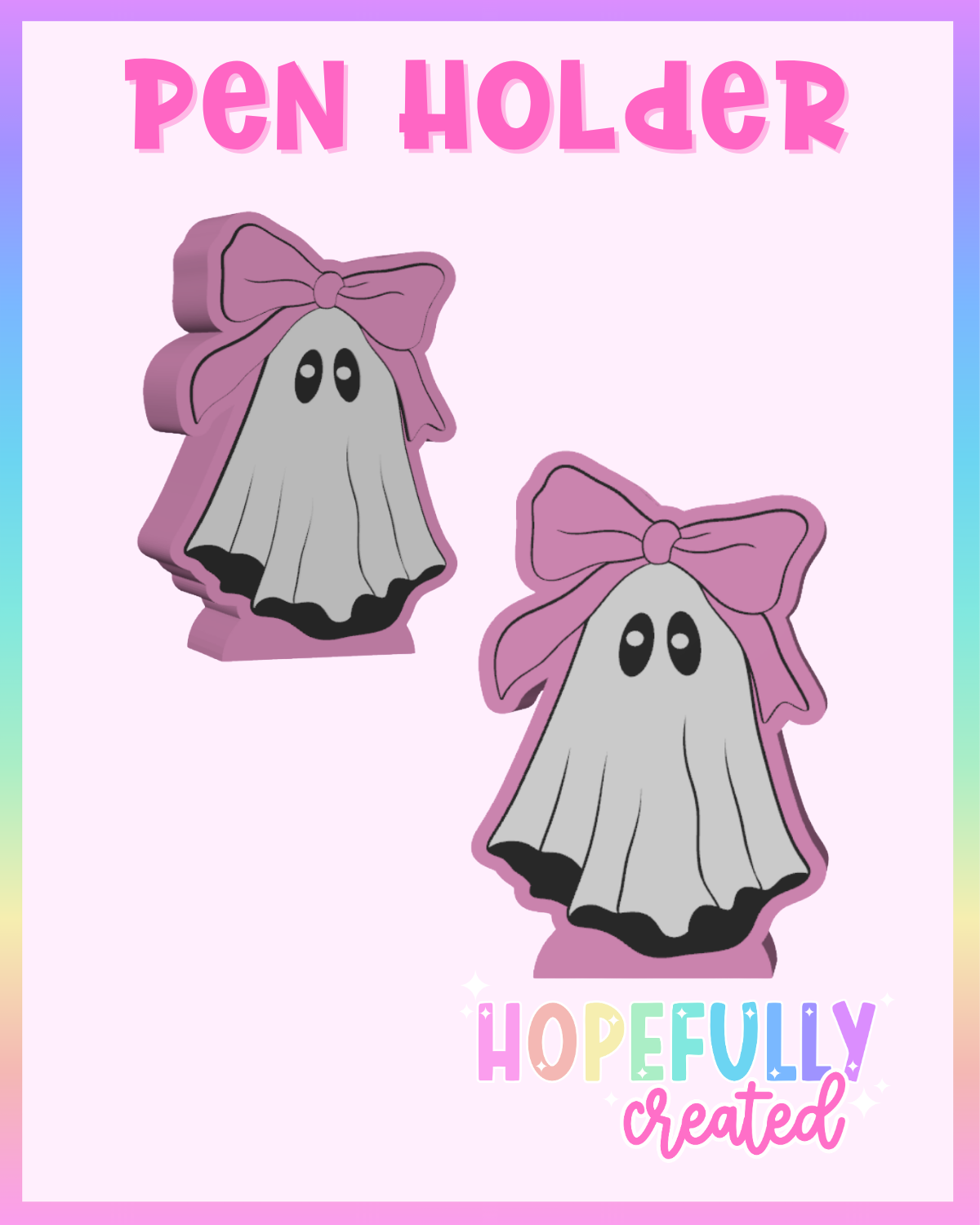 Ghost Pen Holder